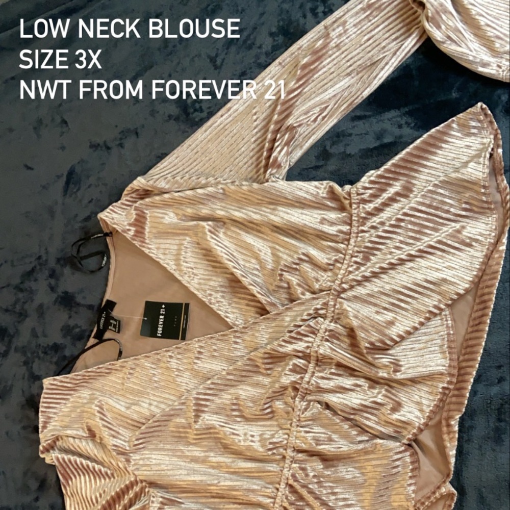 Plus size 3x party blouse